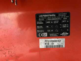 Carretilla elevadora segunda mano LINDE R14-01 ELEKTRO SCHUBMASTSTAPLER (13050137)