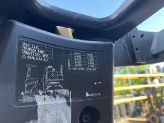 Carretilla elevadora segunda mano LINDE R14-01 ELEKTRO SCHUBMASTSTAPLER (13050137)