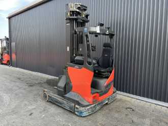 Carretilla elevadora segunda mano LINDE R14HD-01 ELEKTRO SCHUBMASTSTAPLER (13072651)