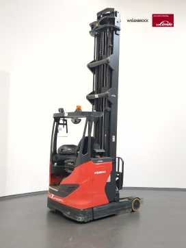 Carretilla elevadora segunda mano LINDE R14HD-1120-01 ELEKTRO SCHUBMASTSTAPLER (13053915)