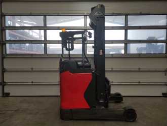 Carretilla elevadora segunda mano LINDE R16-01/1120 ELEKTRO SCHUBMASTSTAPLER (13069035)