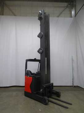 Carretilla elevadora segunda mano LINDE R16HD-01 ELEKTRO SCHUBMASTSTAPLER (13036594) backdrop