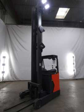 Carretilla elevadora segunda mano LINDE R16HD ELEKTRO SCHUBMASTSTAPLER (13036601) backdrop
