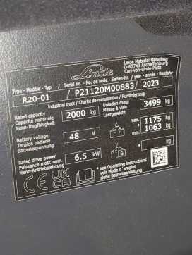 Carretilla elevadora segunda mano LINDE R20-1120-01 ELEKTRO SCHUBMASTSTAPLER (13061690)