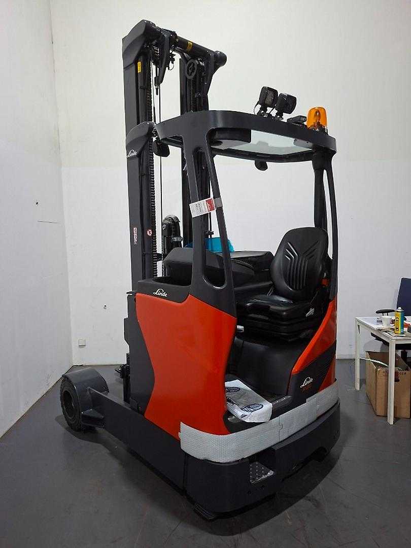 Carretilla elevadora segunda mano LINDE R20G ELEKTRO SCHUBMASTSTAPLER (13054187)