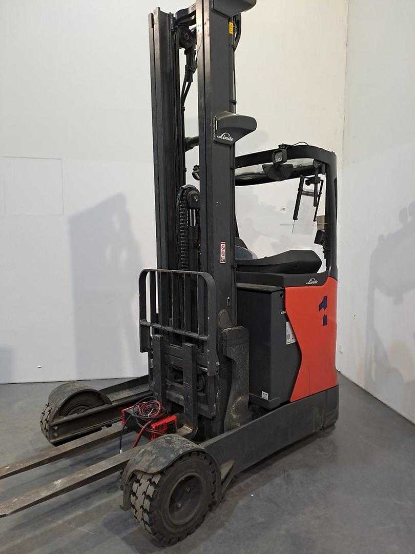 Carretilla elevadora segunda mano LINDE R20G ELEKTRO SCHUBMASTSTAPLER (13054470)