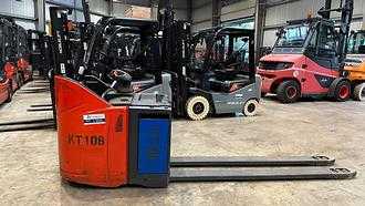 Carretilla elevadora segunda mano LINDE T 20 SP ELEKTRO NIEDERHUBWAGENFAHRERSTAND (13070926)