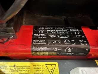 Carretilla elevadora segunda mano LINDE T16 GT680mm ELEKTRO NIEDERHUBWAGENSEMIELEKTRISCH (12980083)
