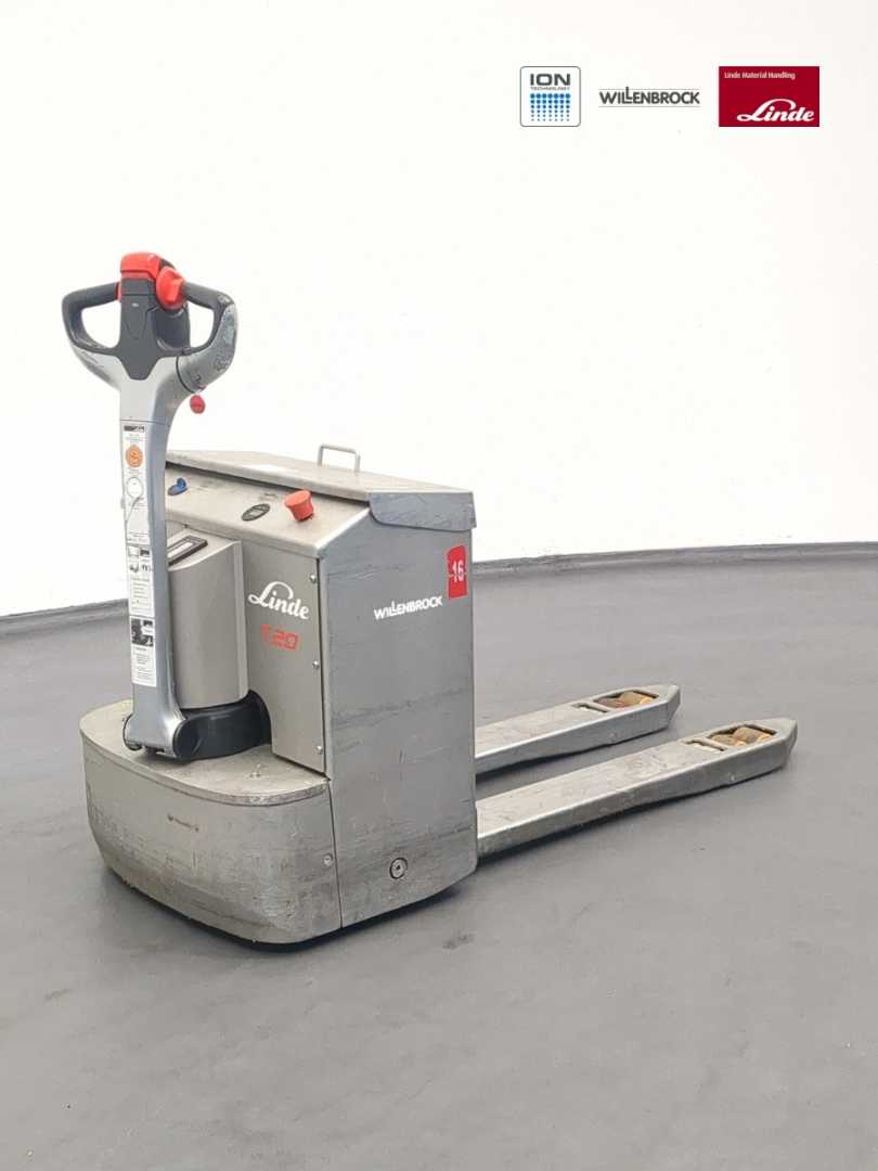Carretilla elevadora segunda mano LINDE T20-1152-02 ELEKTRO NIEDERHUBWAGENDEICHSEL (13072426)