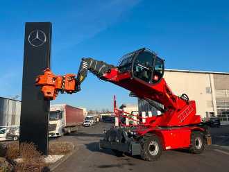 Carretilla elevadora segunda mano MAGNI RTH 6.30 SH / Fällkran / Westtech CS750 DIESEL TELESKOPARMSTAPLER (13024772)