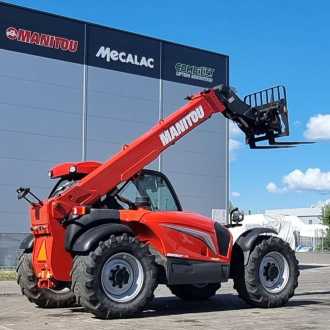 Carretilla elevadora segunda mano MANITOU MLT 735 120 ST3B LSU POWERSHIFT WEITERE TELESKOPARMSTAPLER (13066853)