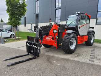 Carretilla elevadora segunda mano MANITOU MT 1840 100D ST5 S1 DIESEL TELESKOPARMSTAPLER (12999588) backdrop