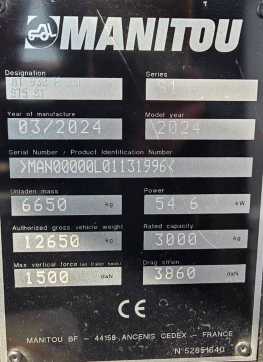 Carretilla elevadora segunda mano MANITOU MT 930 H WEITERE TELESKOPARMSTAPLER (13053253)