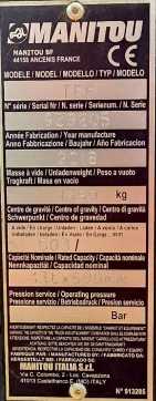 Carretilla elevadora segunda mano MANITOU TFF 13T FLOATING FORKS for MHT 10130 WEITERE TELESKOPARMSTAPLER (13067429)