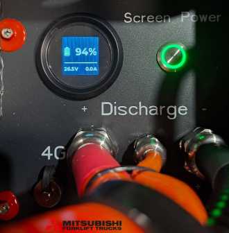 Carretilla elevadora segunda mano MITSUBISHI PBP20N3 ELEKTRO HOCHHUBWAGENDEICHSEL (13061085)