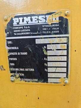 Carretilla elevadora segunda mano PIMESPO CTTS10 ELEKTRO HOCHHUBWAGENDEICHSEL (13056820)