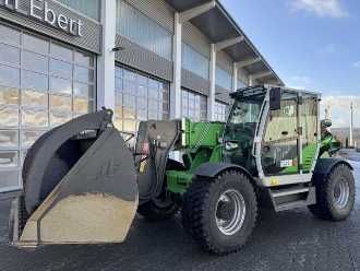 Carretilla elevadora segunda mano SENNEBOGEN 355 E / Greifschaufel / nur 998h! DIESEL TELESKOPARMSTAPLER (13024712)