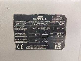 Carretilla elevadora segunda mano STILL RX 20-20 P ELEKTRO VIERRADFRONTSTAPLER (13057005)
