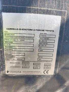 Carretilla elevadora segunda mano TOYOTA 5FG60/600 GAS VIERRADFRONTSTAPLER (13054460)