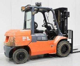 Carretilla elevadora segunda mano TOYOTA 7FD45 DIESEL VIERRADFRONTSTAPLER (12064841)