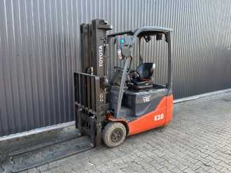 Carretilla elevadora segunda mano TOYOTA 8FBE16T ELEKTRO DREIRADFRONTSTAPLER (13075655) backdrop