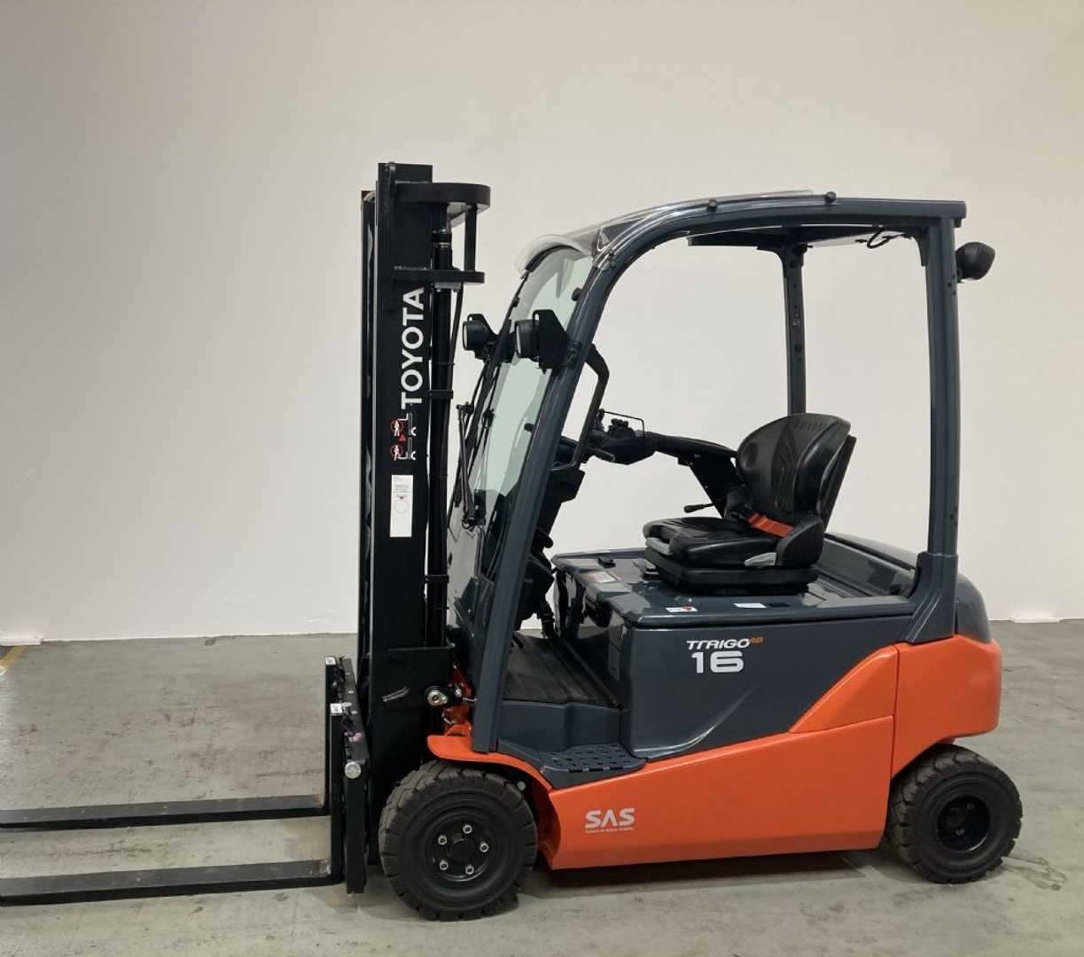 Carretilla elevadora segunda mano TOYOTA 8FBM16T ELEKTRO VIERRADFRONTSTAPLER (13028466)