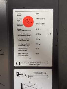 Carretilla elevadora segunda mano UNICARRIERS 100TVI540EPM - 1.592 Std. - HH 5.400 mm ELEKTRO HOCHHUBKOMMISSIONIERER (12922736)