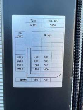Carretilla elevadora segunda mano WEITERE PS E12N 3600 Li-ion ELEKTRO HOCHHUBWAGENDEICHSEL (13021699)
