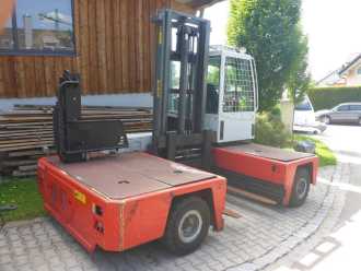 Chariot élévateur d'occasion BAUMANN DFQ40/14/45ST DIESEL SEITENSTAPLER (12948168)