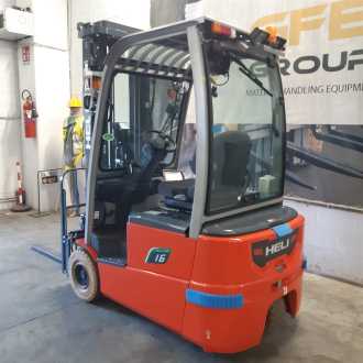 Chariot élévateur d'occasion HELI CPD16SQ-GE2LI ELEKTRO DREIRADFRONTSTAPLER (13059546)