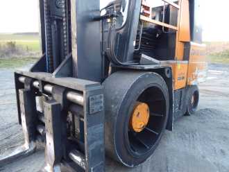 Chariot élévateur d'occasion HUBTEX DKS-120 DIESEL VIERRADFRONTSTAPLER (12904650)