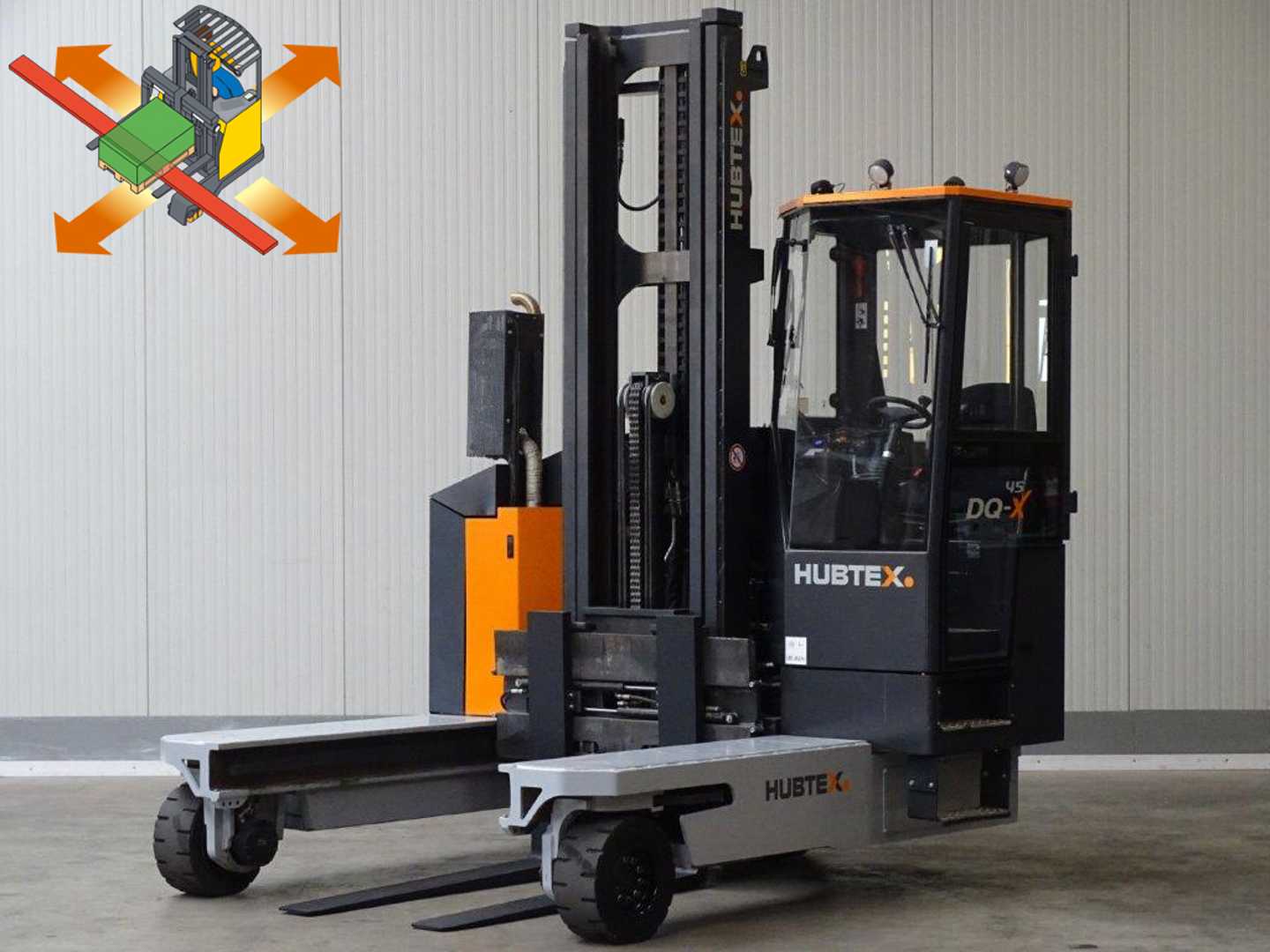 Chariot élévateur d'occasion HUBTEX DQX45-D DIESEL VIERWEGESTAPLER (13055359)