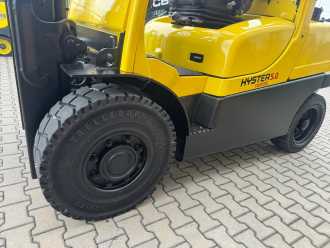 Chariot élévateur d'occasion HYSTER H 5.00FT /Triplex 5000 mm/Like new/Only 3662 hours !!! GAS VIERRADFRONTSTAPLER (13022613)