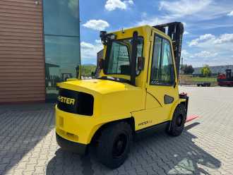 Chariot élévateur d'occasion HYSTER H 5.5XM Diesel / Full cabin / Only 6135 hours / Forks Positioner DIESEL VIERRADFRONTSTAPLER (13063239)