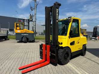 Chariot élévateur d'occasion HYSTER H 5.5XM Diesel / Full cabin / Only 6135 hours / Forks Positioner DIESEL VIERRADFRONTSTAPLER (13063239)
