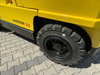 Chariot élévateur d'occasion HYSTER H 5.5XM Diesel / Full cabin / Only 6135 hours / Forks Positioner DIESEL VIERRADFRONTSTAPLER (13063239)
