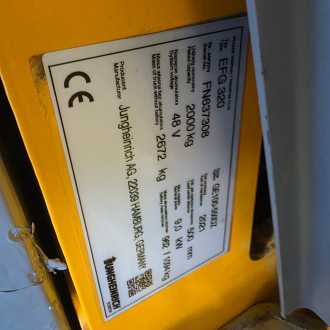 Chariot élévateur d'occasion JUNGHEINRICH EFG 320 GE100-550DZ ELEKTRO VIERRADFRONTSTAPLER (13059555)