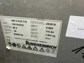 Chariot élévateur d'occasion JUNGHEINRICH EFG540k ELEKTRO VIERRADFRONTSTAPLER (13073618)