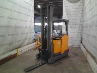 Chariot élévateur d'occasion JUNGHEINRICH ETM 214 MP DL KH GE 115-680 DZ ELEKTRO SCHUBMASTSTAPLER (13031820)