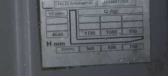 Chariot élévateur d'occasion JUNGHEINRICH TFG 550s G180-350ZT GAS VIERRADFRONTSTAPLER (12998935)