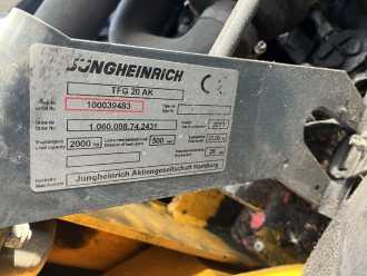 Chariot élévateur d'occasion JUNGHEINRICH TFG20AK GAS VIERRADFRONTSTAPLER (13068295)