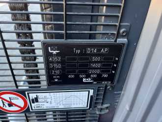Chariot élévateur d'occasion LINDE D14AP ELEKTRO HOCHHUBWAGENFAHRERSTAND (13039483)