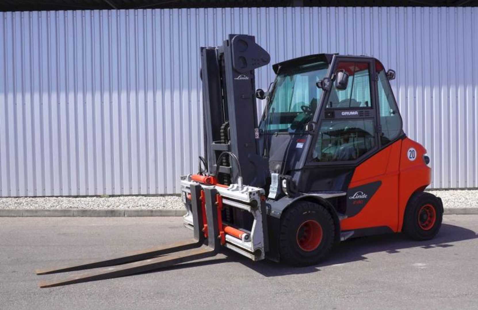 Chariot élévateur d'occasion LINDE E 80 1279 ELEKTRO VIERRADFRONTSTAPLER (12927494)