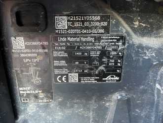 Chariot élévateur d'occasion LINDE E14-02 ELEKTRO DREIRADFRONTSTAPLER (13075443)