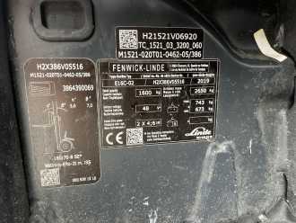 Chariot élévateur d'occasion LINDE E16-02 ELEKTRO DREIRADFRONTSTAPLER (13032310)