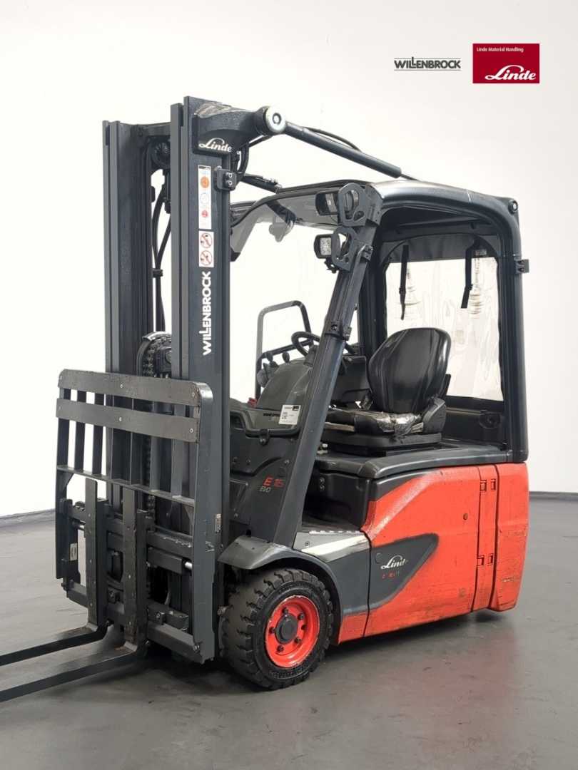 Chariot élévateur d'occasion LINDE E16-386-02 ELEKTRO VIERRADFRONTSTAPLER (13075582)