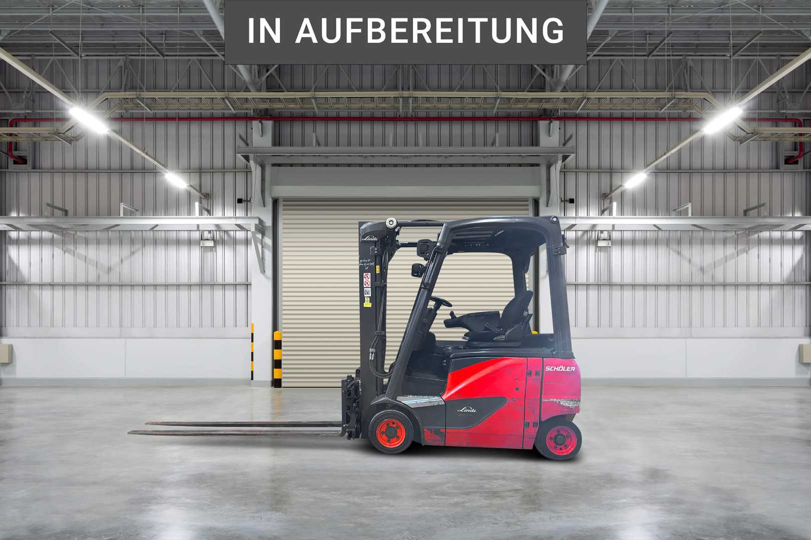 Chariot élévateur d'occasion LINDE E16PH ELEKTRO VIERRADFRONTSTAPLER (12930977)