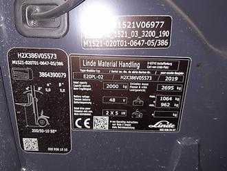 Chariot élévateur d'occasion LINDE E20-PL Evo ELEKTRO VIERRADFRONTSTAPLER (13014045)