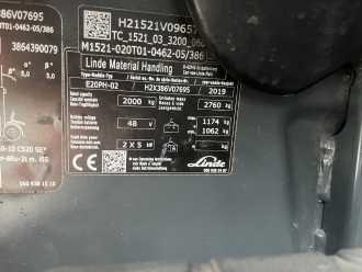 Chariot élévateur d'occasion LINDE E20PH-02 ELEKTRO VIERRADFRONTSTAPLER (13065955)
