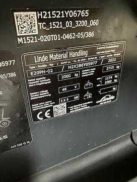 Chariot élévateur d'occasion LINDE E20PH ELEKTRO VIERRADFRONTSTAPLER (13027877)